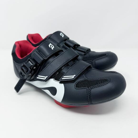 Peloton Black Clip in Cycling Shoes Women's Sz 39 Adjustable Hook & Loop Straps - Picture 8 of 8